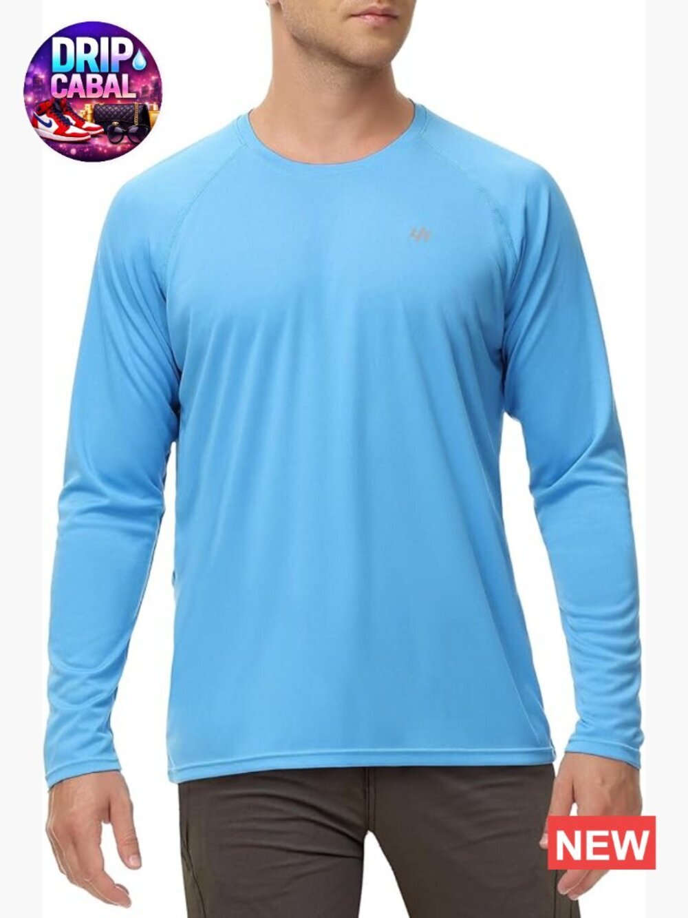 Long Sleeve Rash Guard with Zip Pocket UPF 50+ Quick Dry Fishing Shirt